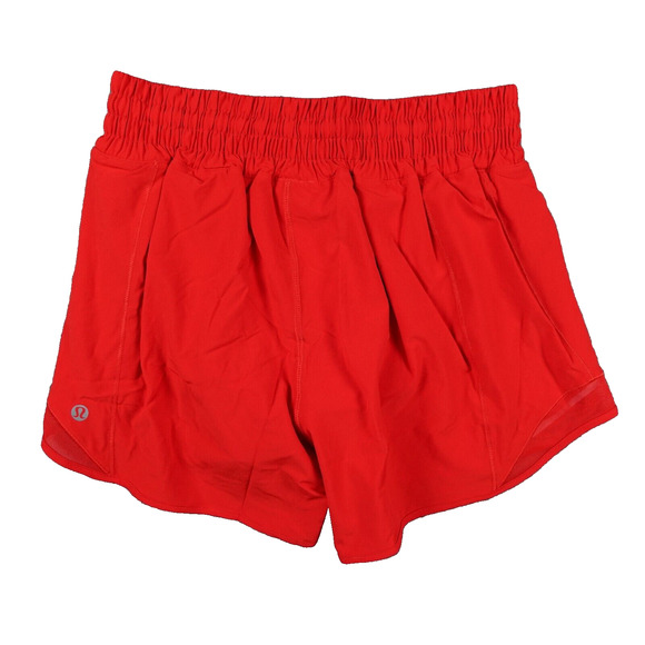 NWOT Lululemon Size 6 Hotty Hot Shorts High Rise HR 4” Lined HTHT Hot Heat Red - Picture 3 of 9